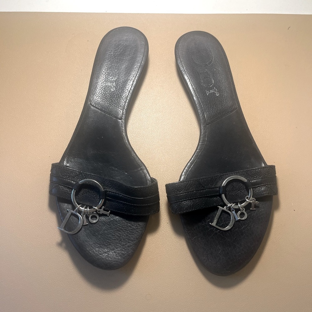 Y2K Christian Dior Sandals/Slides